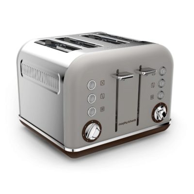 Morphy Richards 242102 Accents 4 Slice Toaster in Pebble Morphy Richards 242102 Accents 4 Slice Toaster in Pebble
